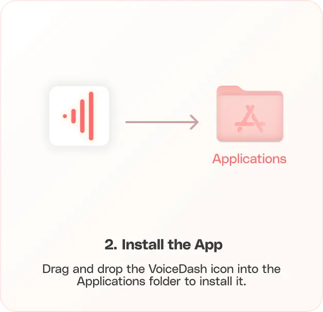 Install Voicedash app