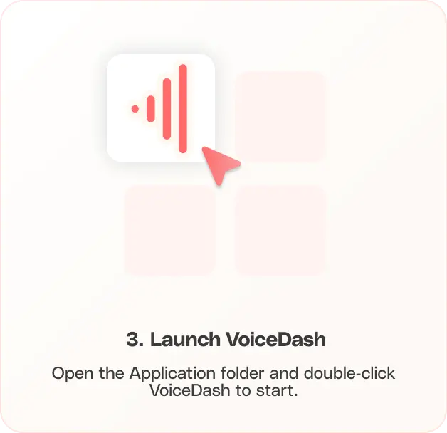 Launch Voicedah app