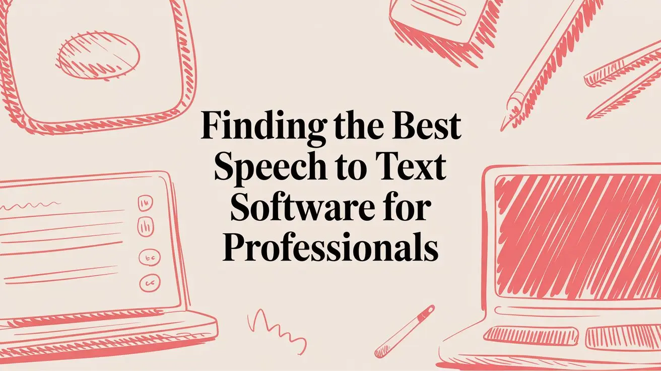 best speech to text software office sketch