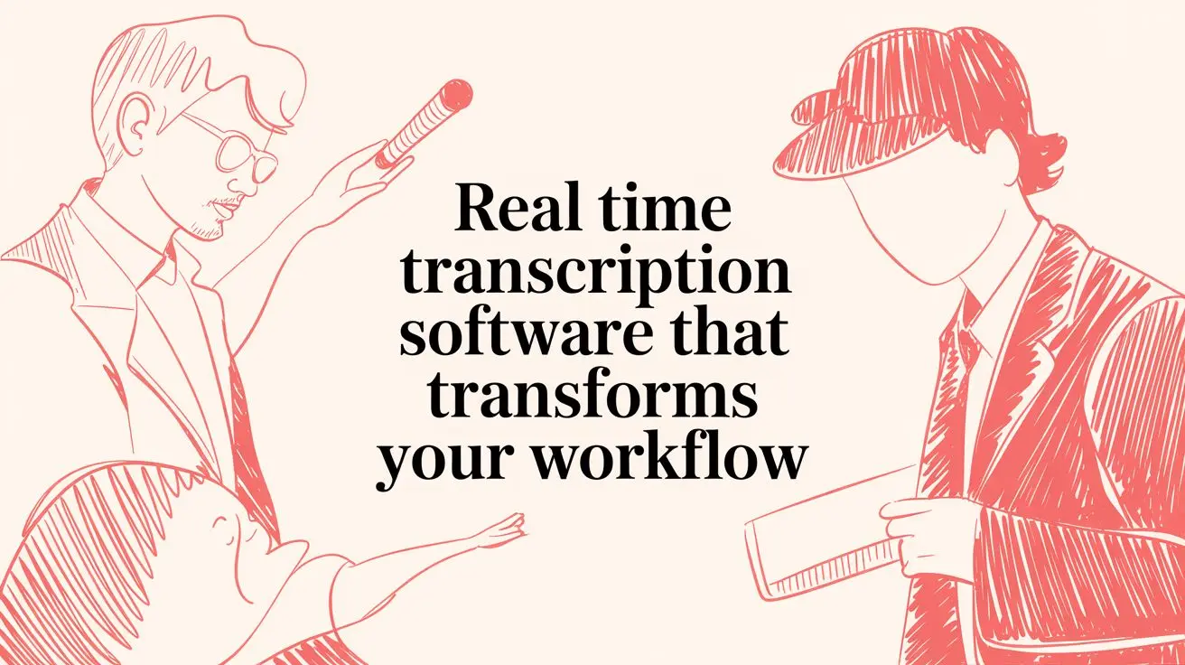 real time transcription software workflow