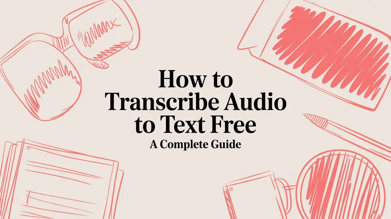 transcribe audio to text free office supplies