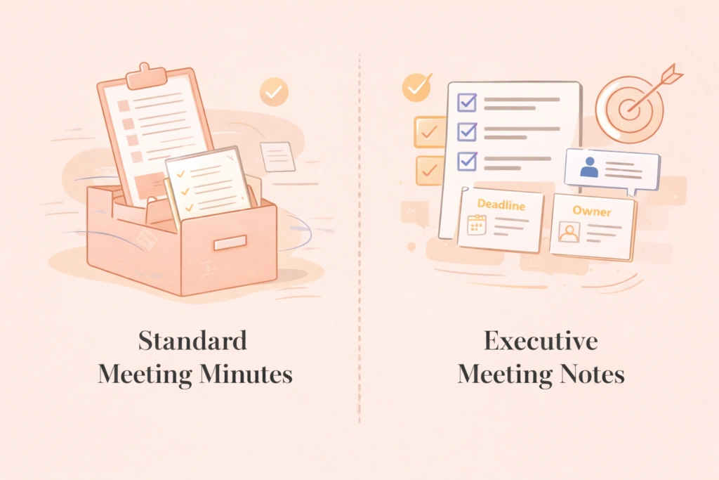 Executive Meeting Notes: The System, Templates, and AI Workflow for Leadership Executio 2 Executives Take Better Meeting Notes
