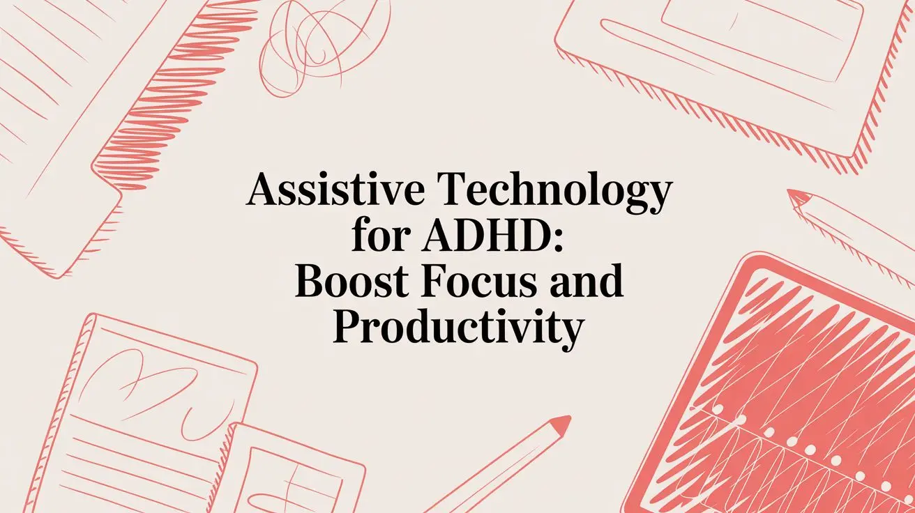 assistive technology for adhd adhd productivity
