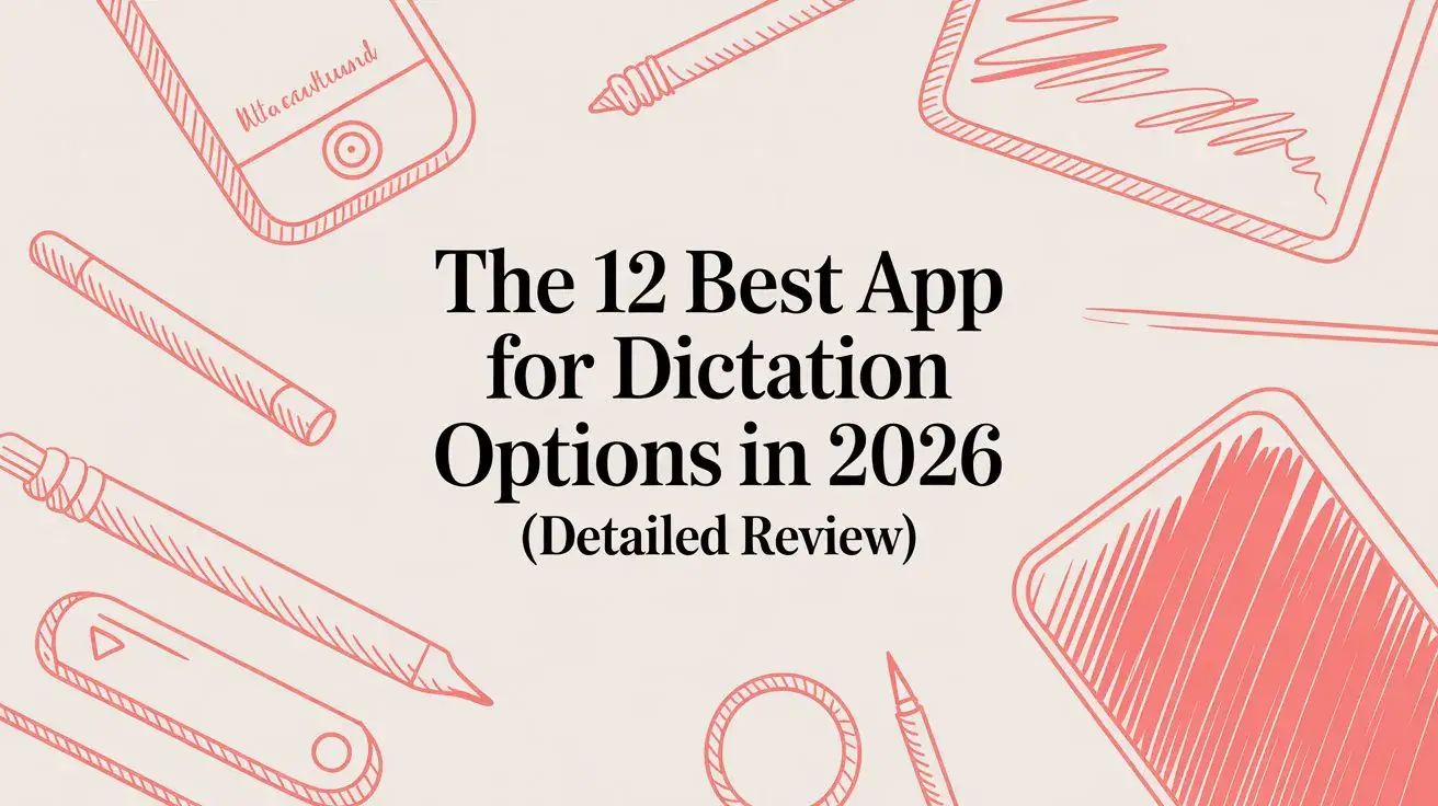 Best App for Dictation in 2026: Top Voice Typing Apps Compared 1 best app for dictation dictation tools