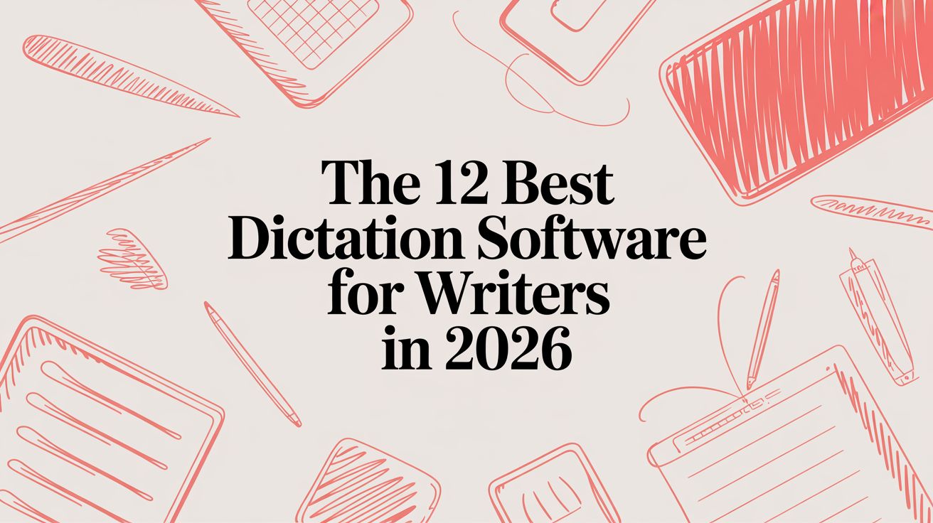 dictation software for writers writing tools