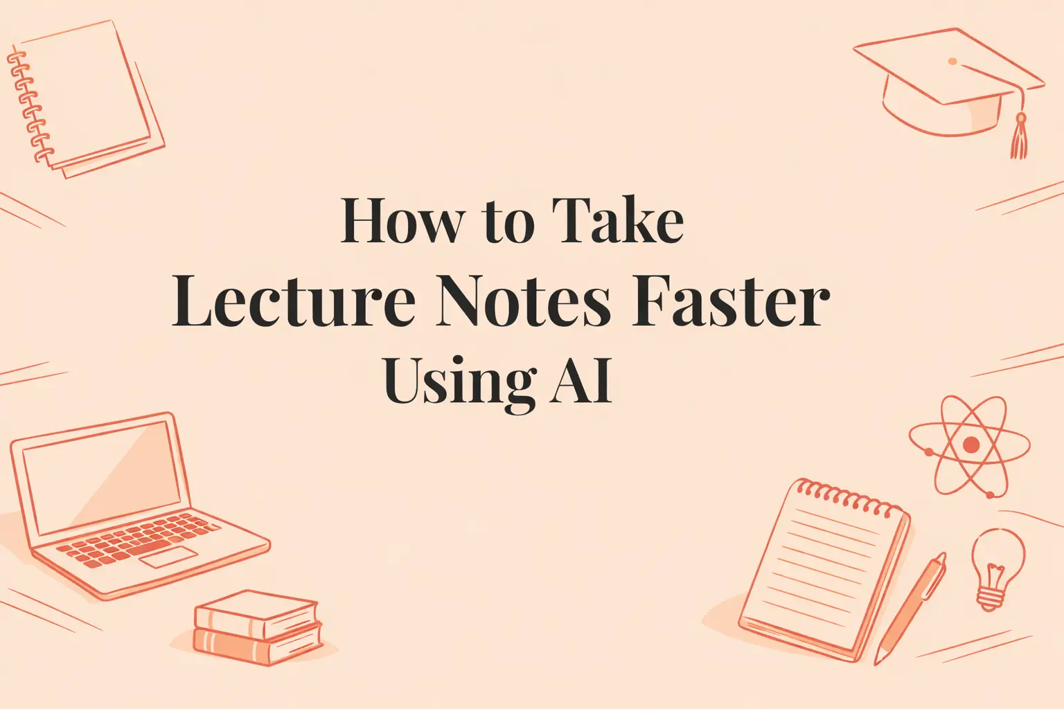 How to Take Lecture Notes Faster Using AI