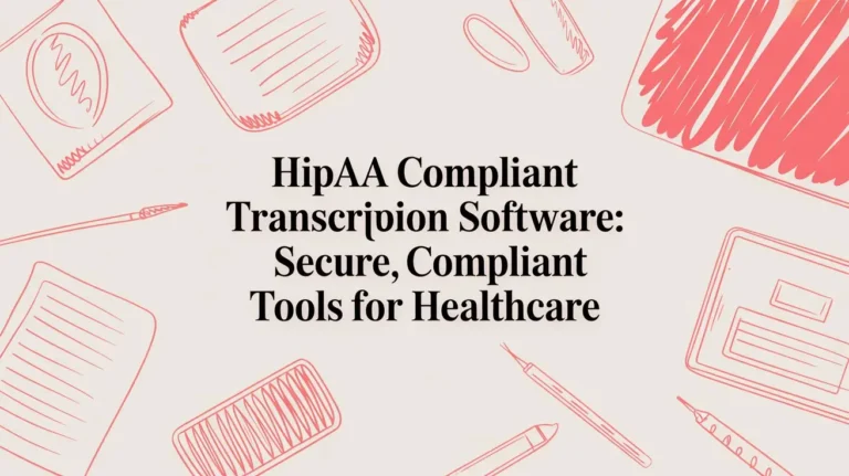 The 12 Best AI Powered Transcription Software Tools of 2026 5 HIPAA Compliant Transcription Software: The Ultimate 2026 Guide for Secure Medical Speech to Text