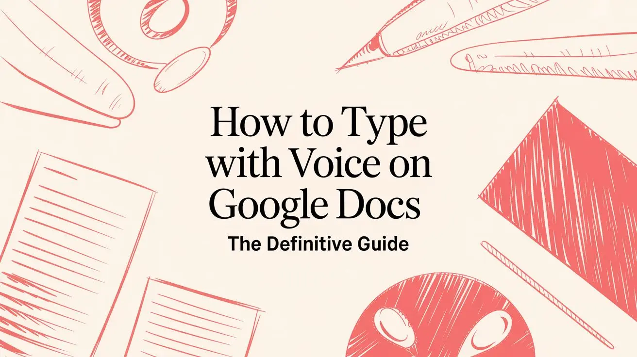 how to type with voice on google docs voice typing