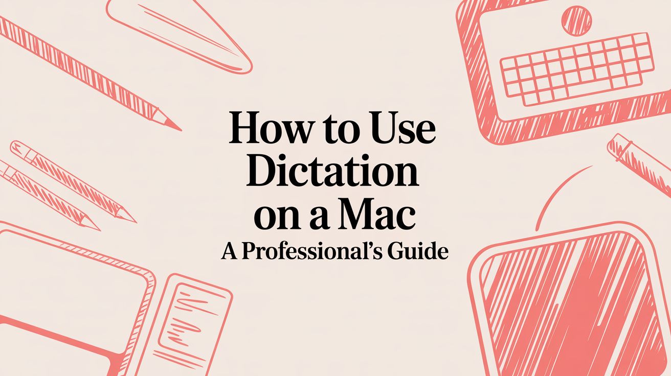 how to use dictation on a mac tech tools