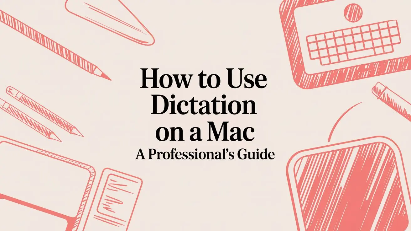 how to use dictation on a mac tech tools