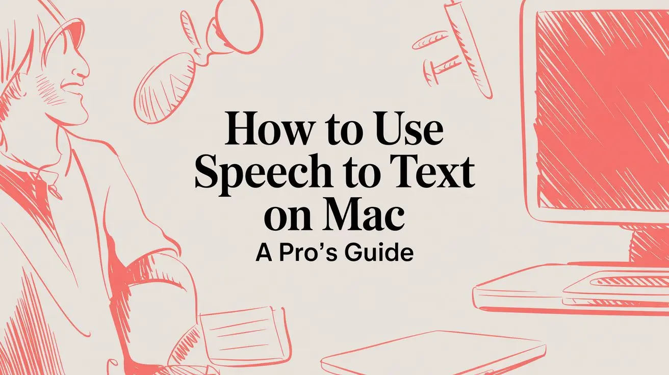 How to Use Speech to Text on Mac in 2026: Complete Voice Typing Guide 1 how to use speech to text on mac mac dictation
