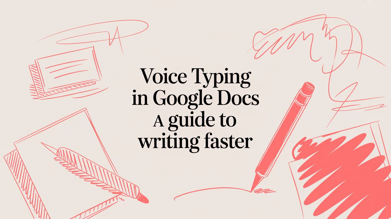 voice typing in google docs writing guide