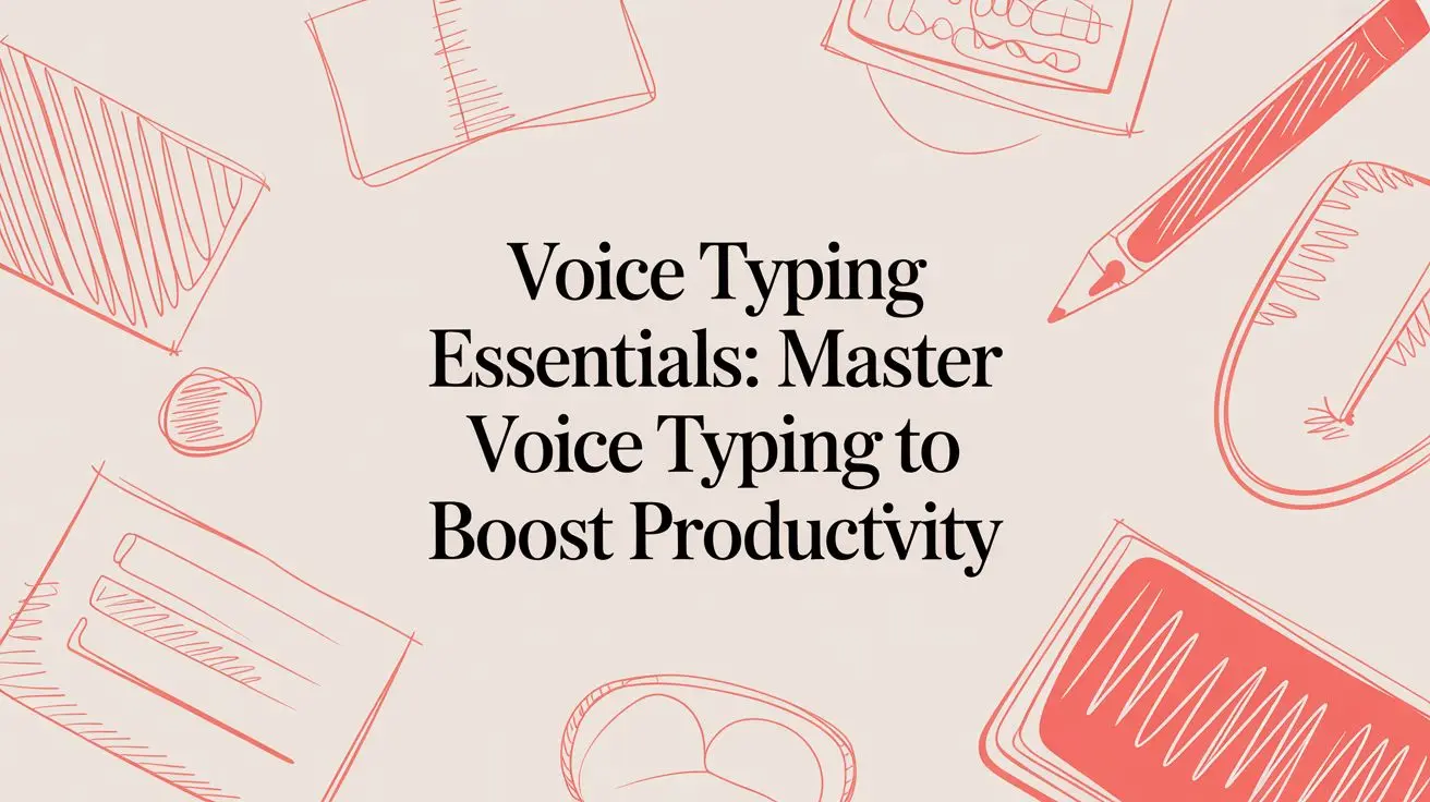 voice typing office tools