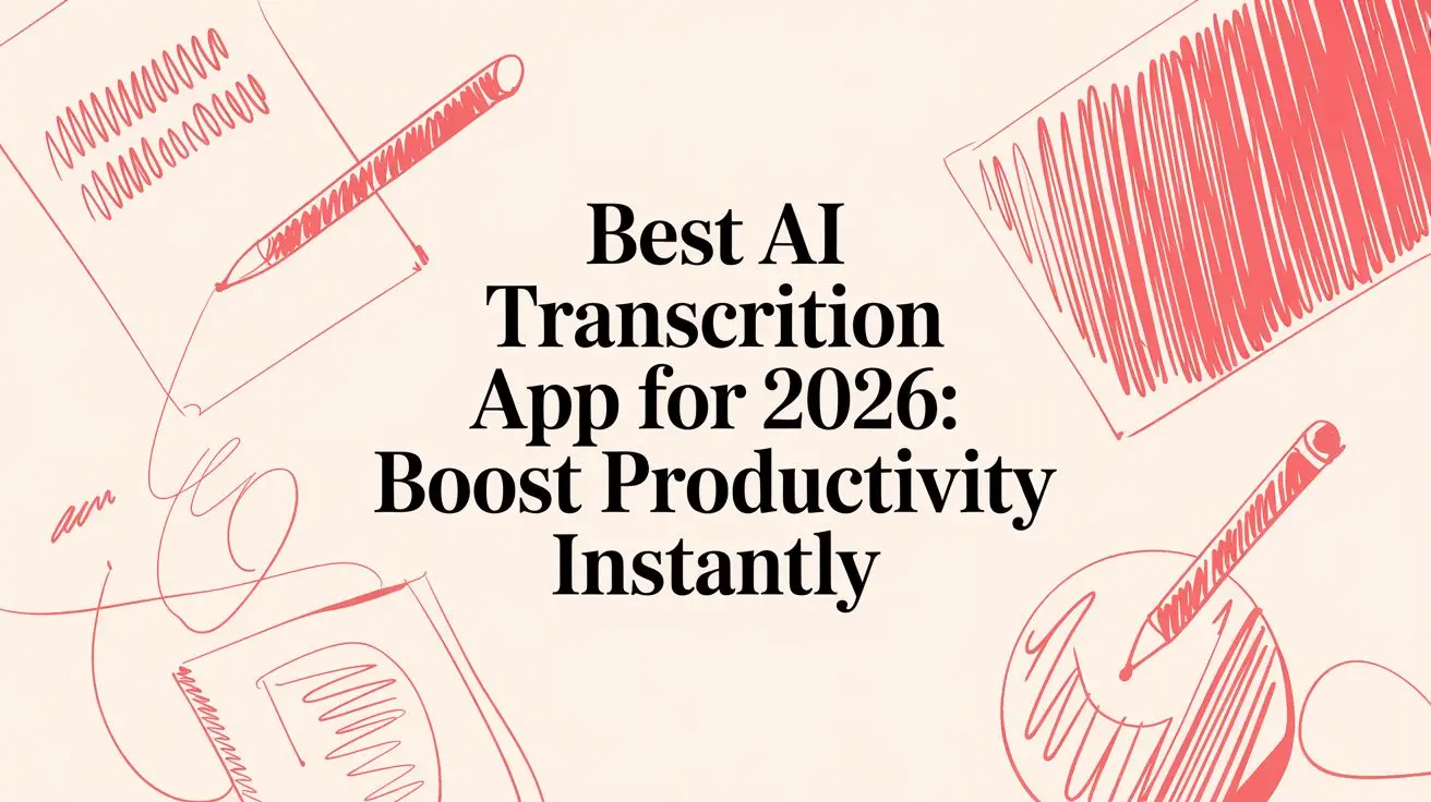 ai transcription app promotional banner