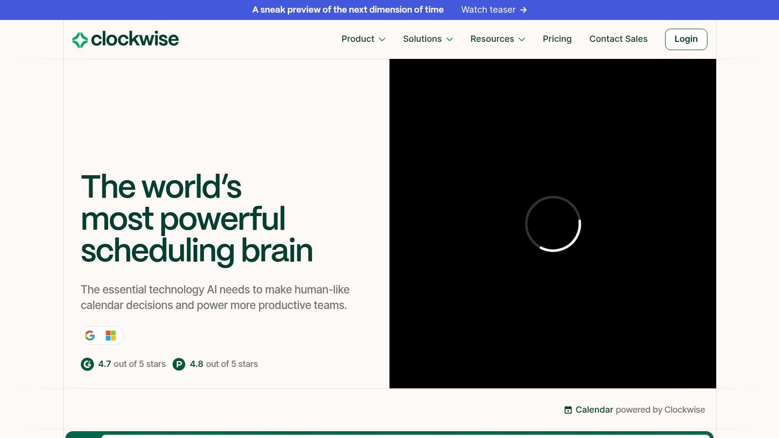 Best AI Tools for Time Management 4 Clockwise