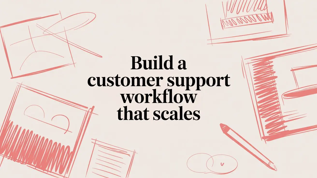 customer support workflow workflow design