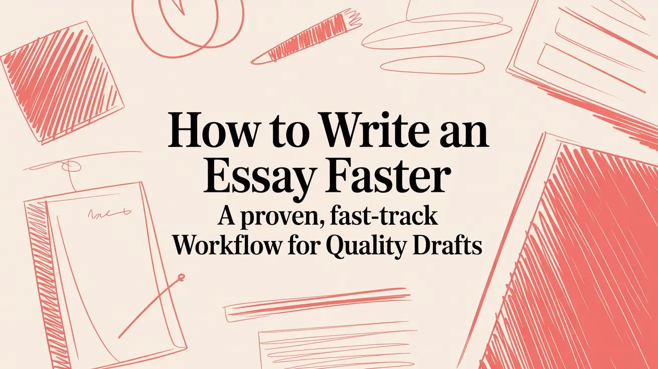 How to Write an Essay Faster 1 how to write an essay faster essay writing