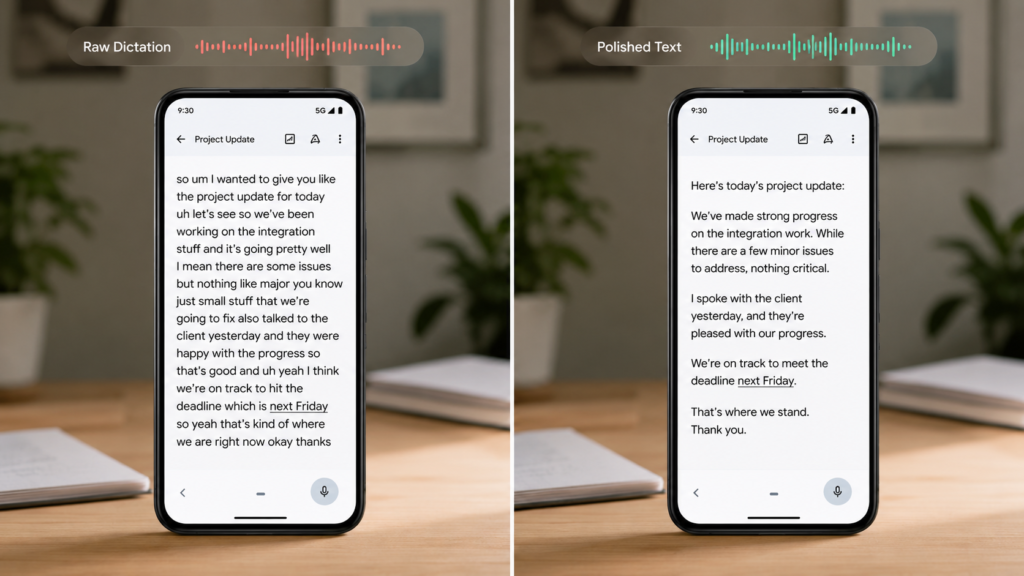 voice typing in android