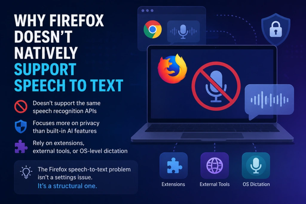 Firefox Speech to Text