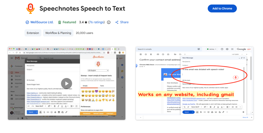 Best Speech to Text Extension for Chrome, 9 Tested in 2026 3 best speech to text extension for chrome