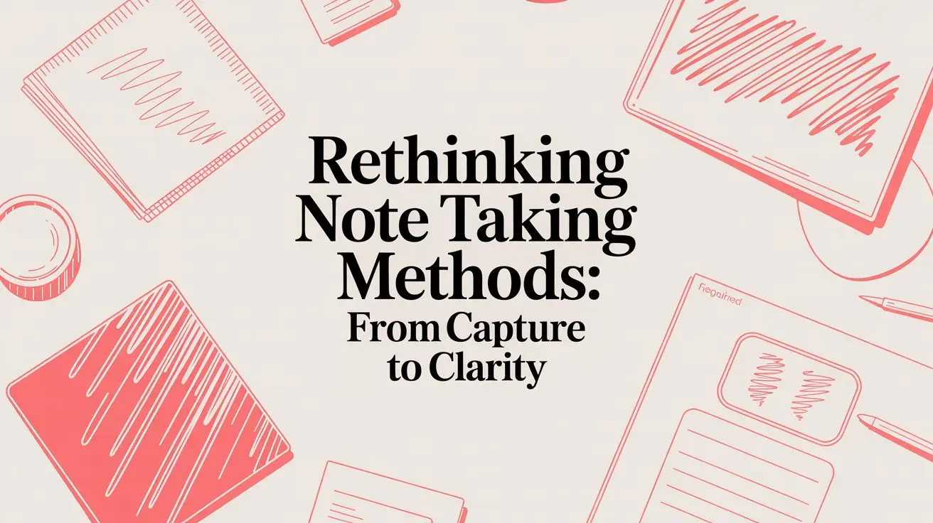 note taking methods notetaking flatlay