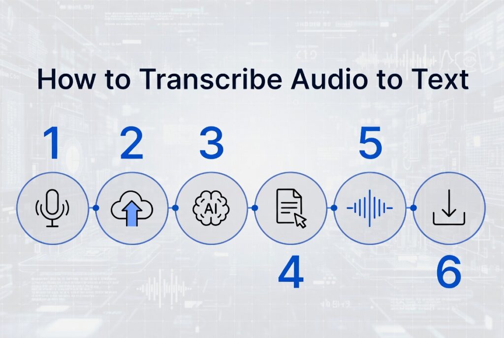 transcribe audio to text ai