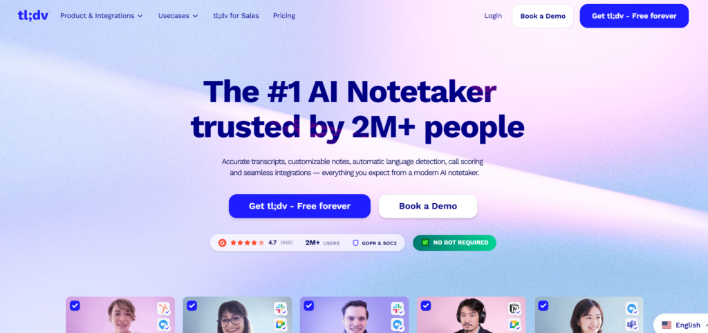 Best Otter AI Alternatives in 2026: Top 7 AI Meeting Tools for Teams 6 tldv