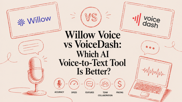 Willow Voice vs VoiceDash: Which AI Voice-to-Text Tool Is Better in 2026?