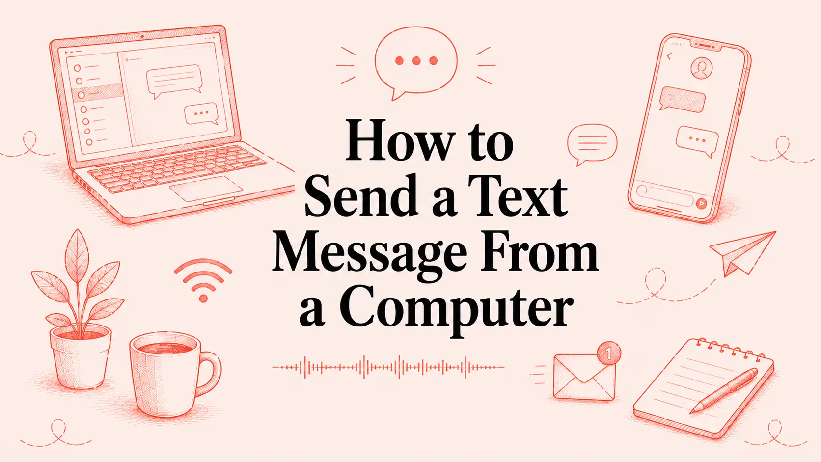 how to send a massage from computer