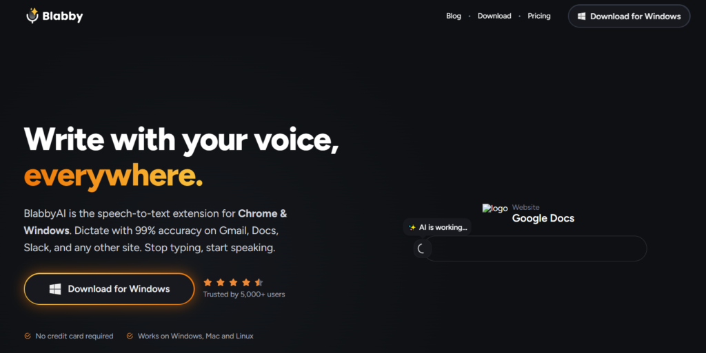 Blabby vs VoiceDash: Best BlabbyAI Alternative for AI Voice Typing 2 Blabby vs VoiceDash