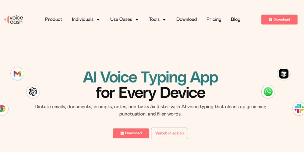 Blabby vs VoiceDash: Best BlabbyAI Alternative for AI Voice Typing 3 Blabby vs VoiceDash
