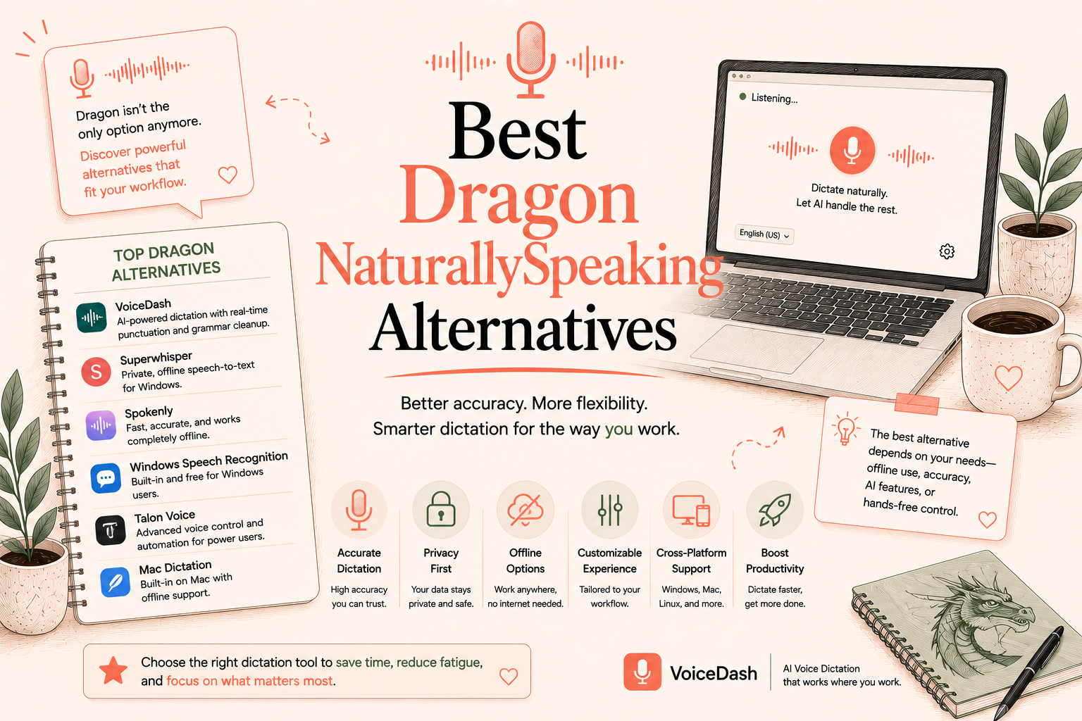 Best Dragon NaturallySpeaking Alternatives