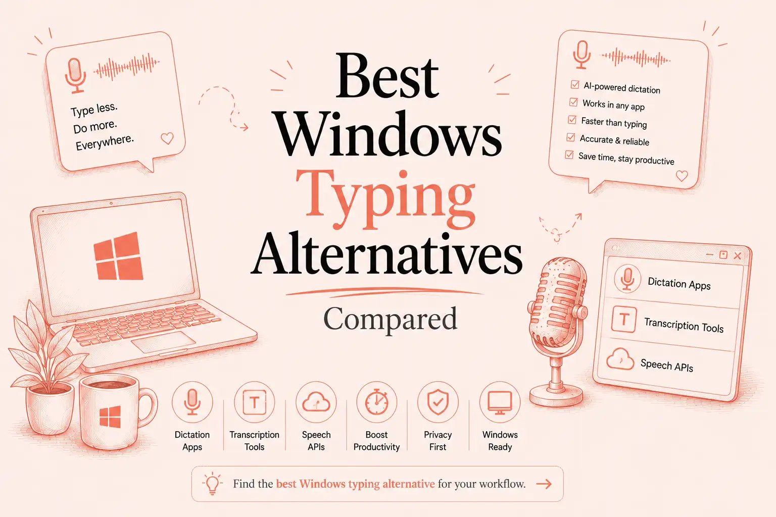 Best Windows Typing Alternatives Compared