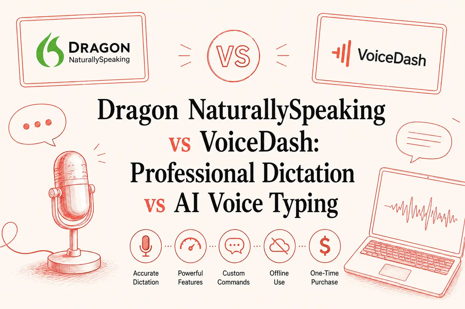 Dragon NaturallySpeaking vs VoiceDash