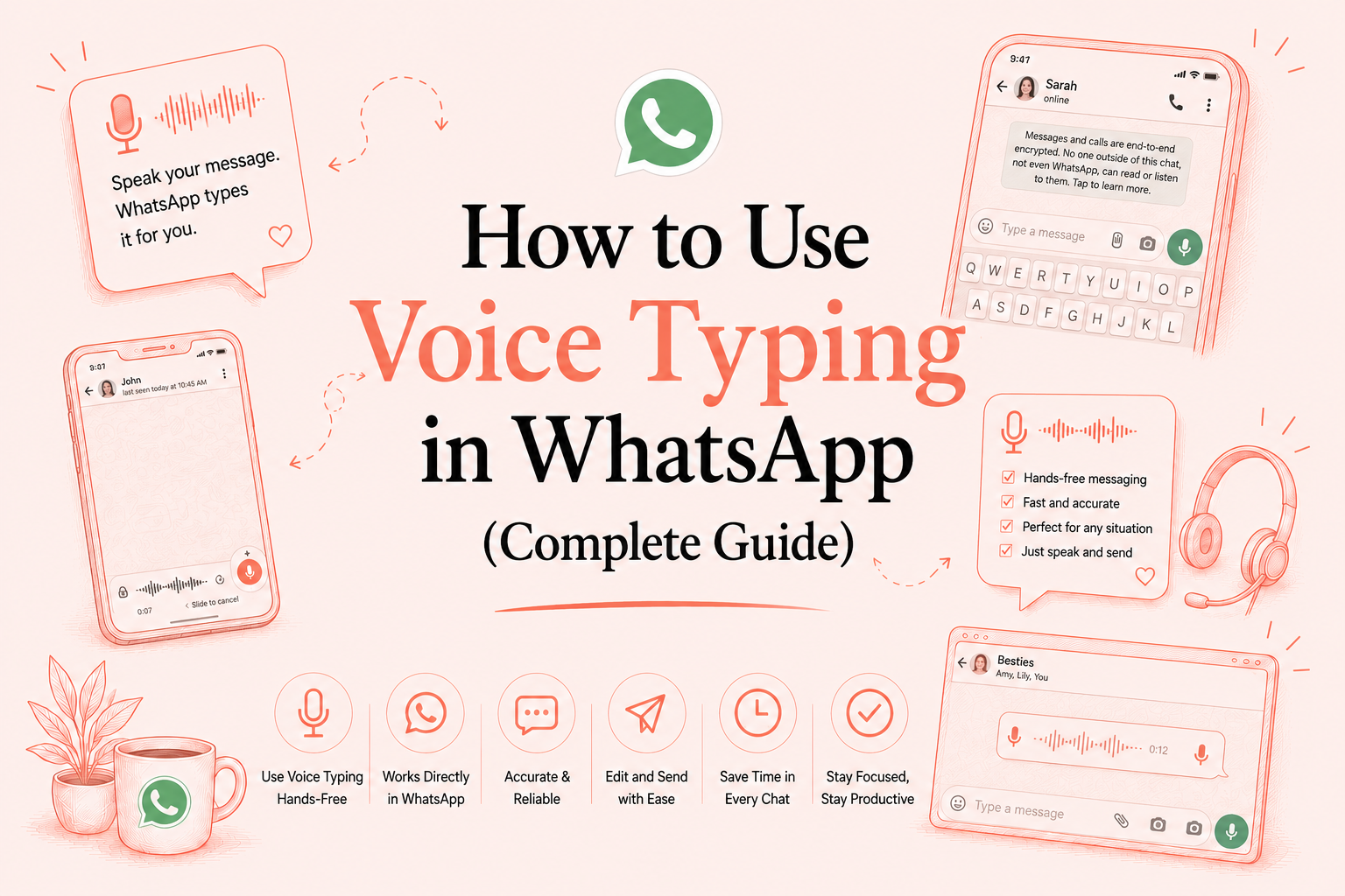 how to use voice typing in whatsapp