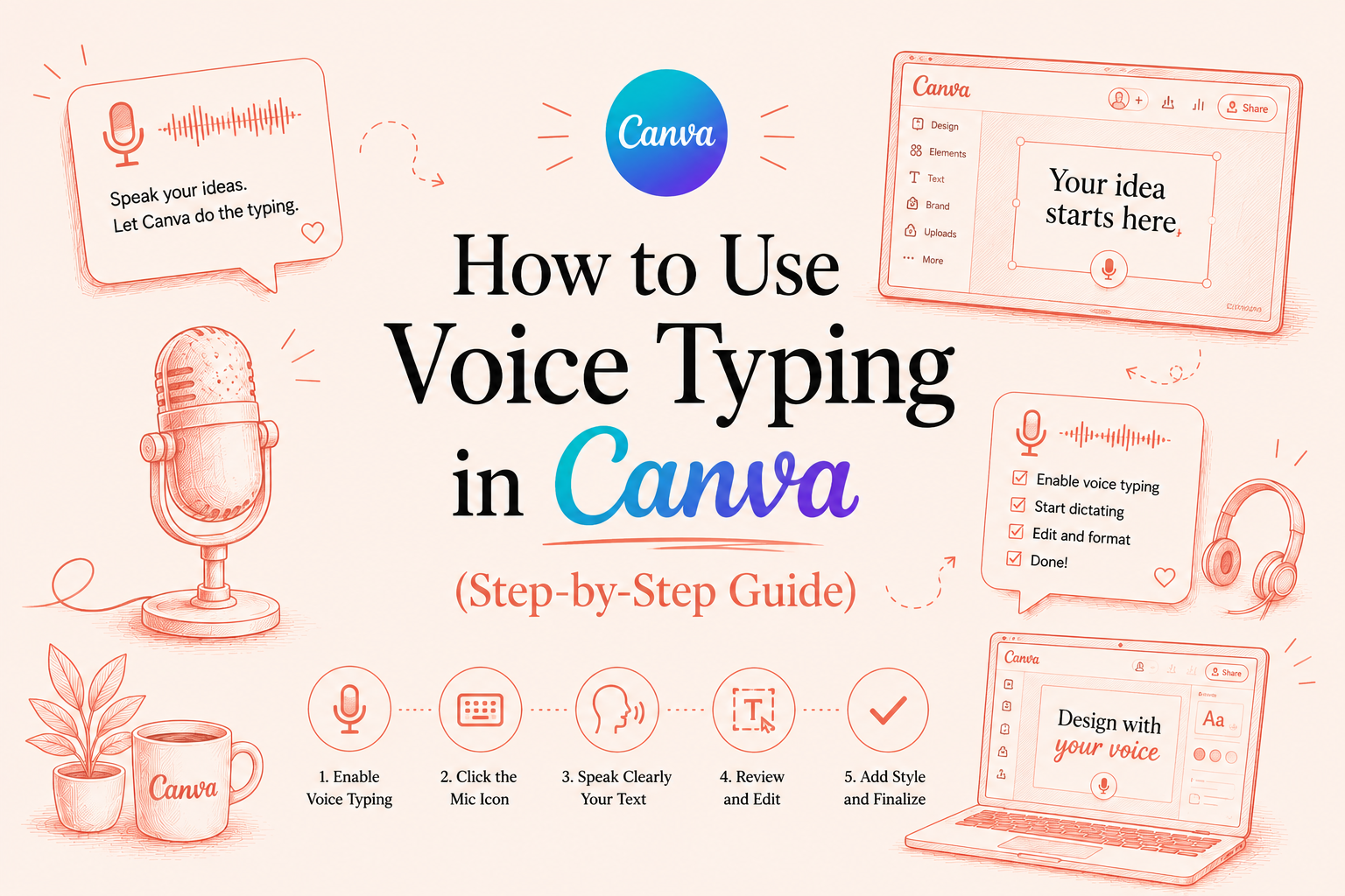 how to use voicetype in canva