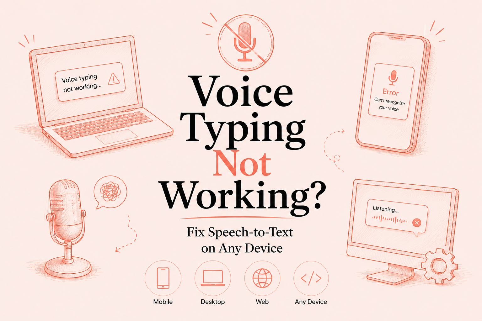 voice typing not working