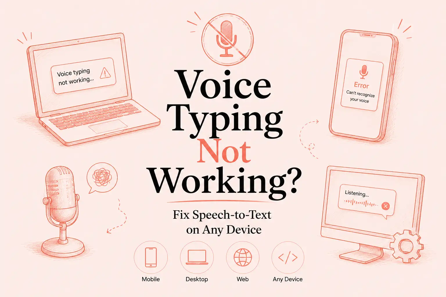 Voice Typing Not Working? Fix Speech-to-Text on Any Device 1 voice typing not working