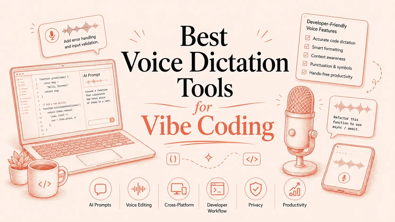 Voice Dictation for Vibe Coding