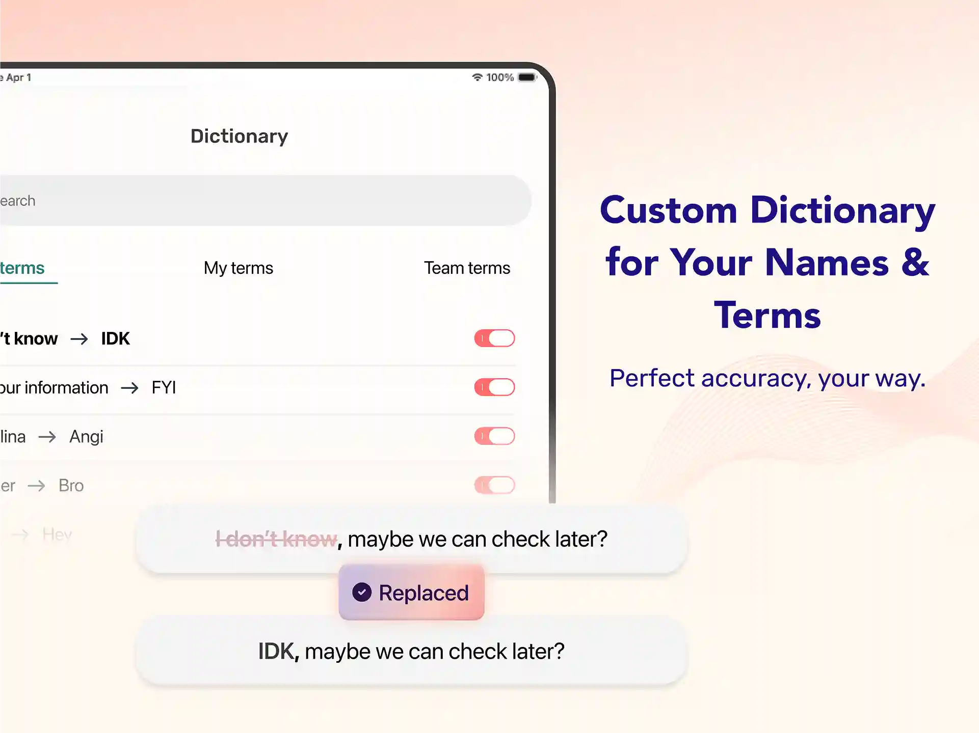 voicedash feature4