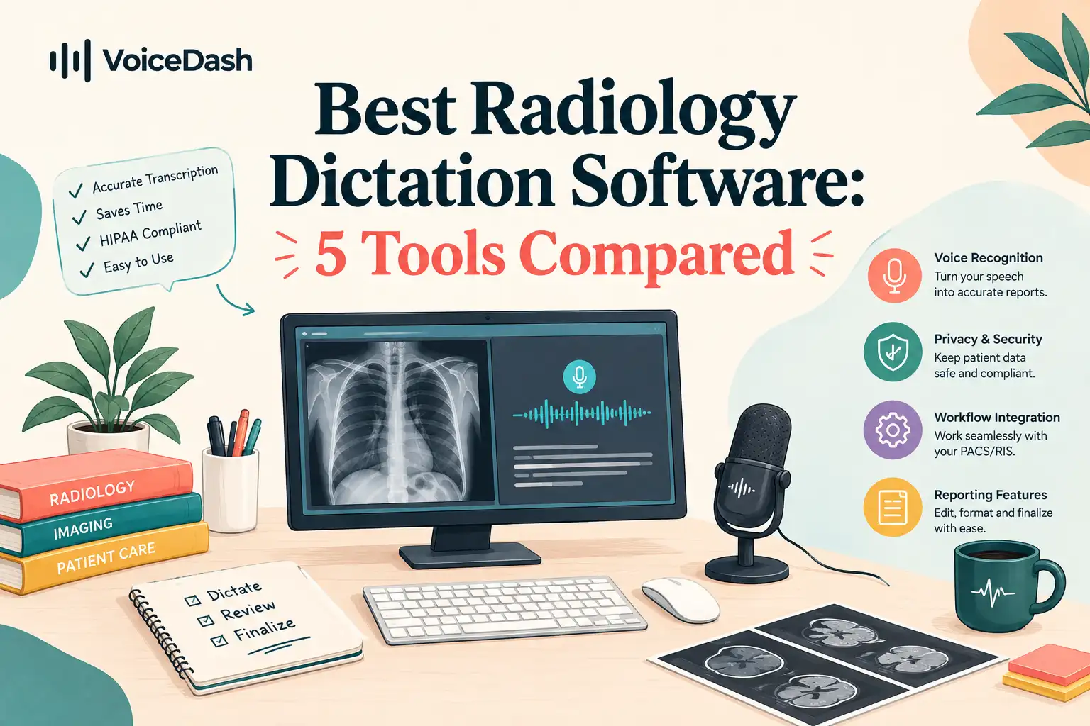 Best Radiology Dictation Software: 5 Tools for 2026 1 best radiology dictation tool