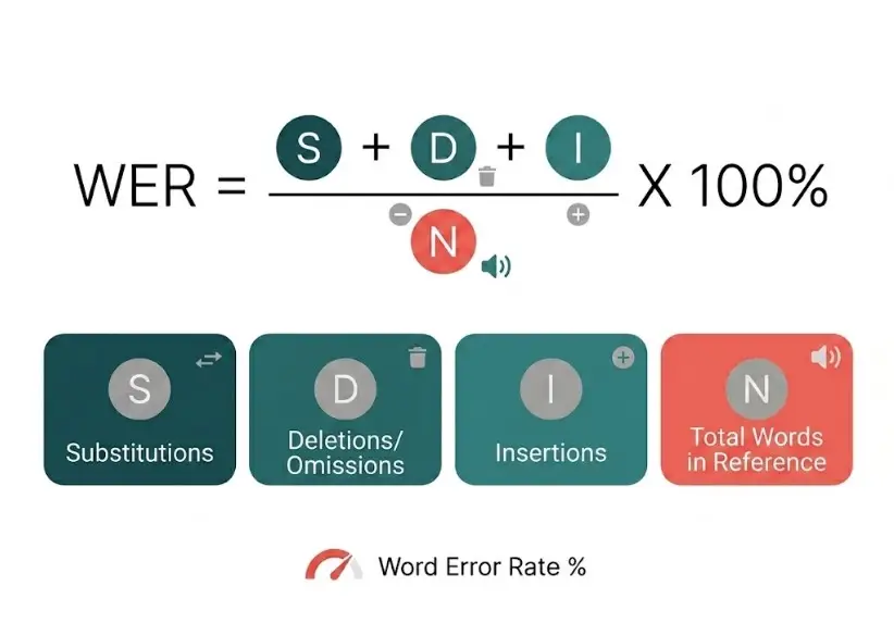 Wispr Flow vs VoiceDash (2026): Which Keeps Your Terms Intact? 2 wer formula