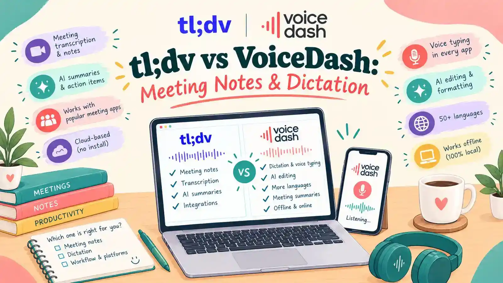 tl;dv vs VoiceDash