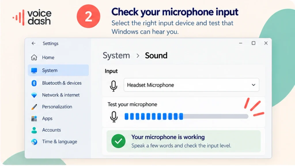 Fix Windows Voice Typing Not Working (Win+H Guide) 3 Windows Voice Typing Not Working